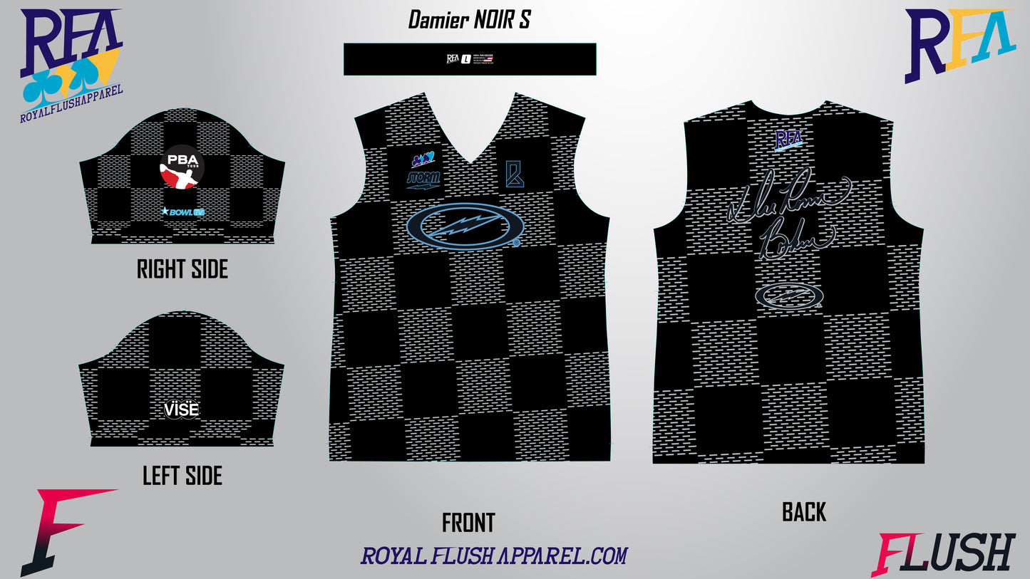 DeeRonn Booker's Damier NOIR S Replica Jersey