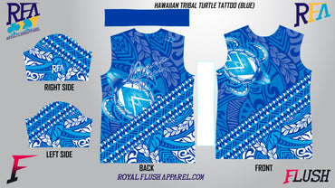 Hawaiian Tribal Turtle Tattoo Jersey