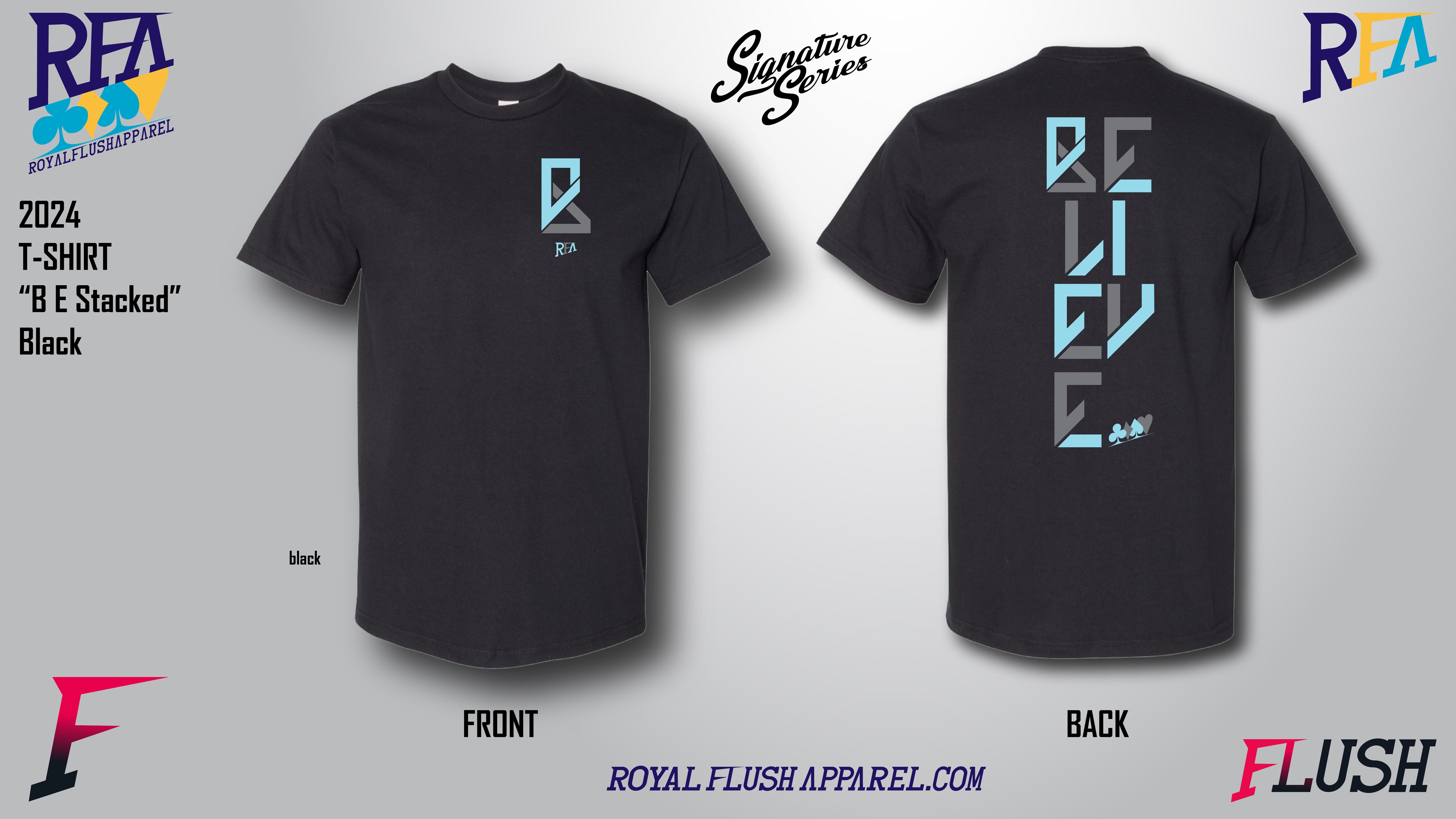 B E Stacked Signature Series T-Shirt